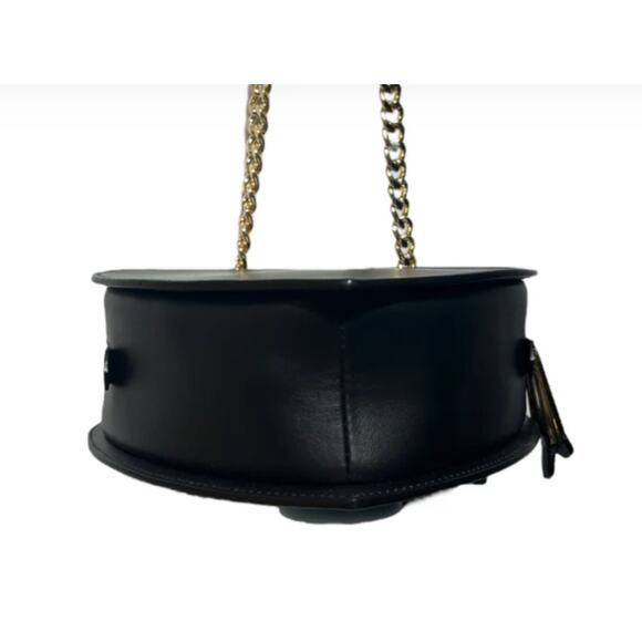 Moschino Heart Bag Leather Black Multicolored Crossbody Alphabet 90's Barbie - Picture 5 of 16